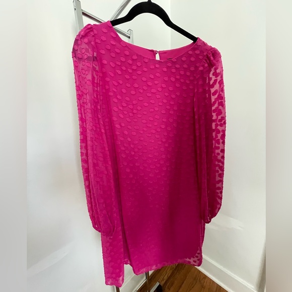 Jessica Howard Women’s Circle Clip Dot Chiffon Dress - Picture 2 of 4